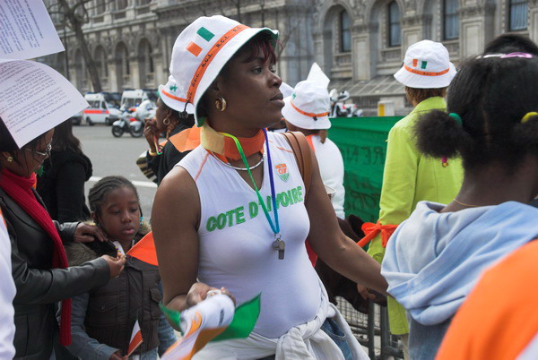 Ivorian Women Protest © 2006, Peter Marshall