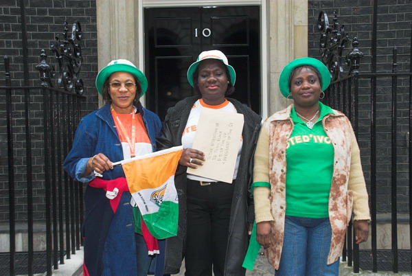 Ivorian Women Protest © 2006, Peter Marshall