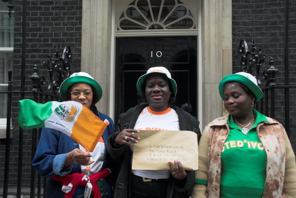 Ivorian Women Protest © 2006, Peter Marshall