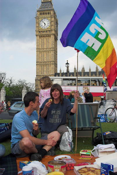 Brian Haw,5 years Parliament Square © 2006, Peter Marshall