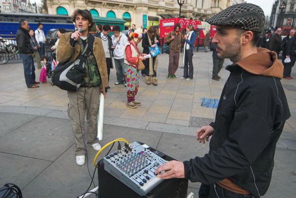 Reclaim Love, Piccadilly Circus © 2007, Peter Marshall