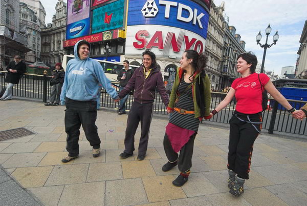 Reclaim Love, Piccadilly Circus © 2007, Peter Marshall