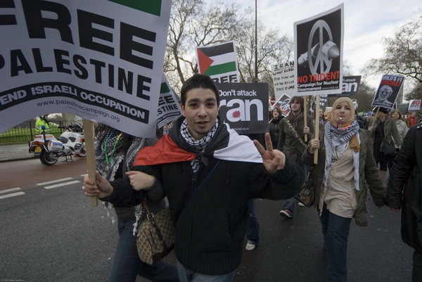 Stop Trident, Troops out of Iraq &copy; 2007, Peter Marshall