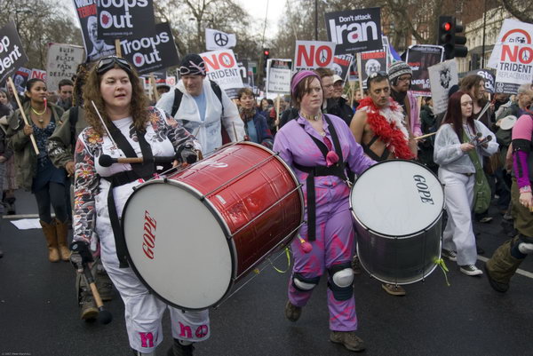 Stop Trident, Troops out of Iraq &copy; 2007, Peter Marshall