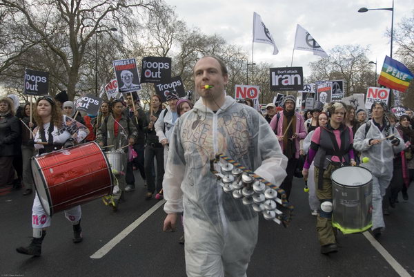 Stop Trident, Troops out of Iraq &copy; 2007, Peter Marshall