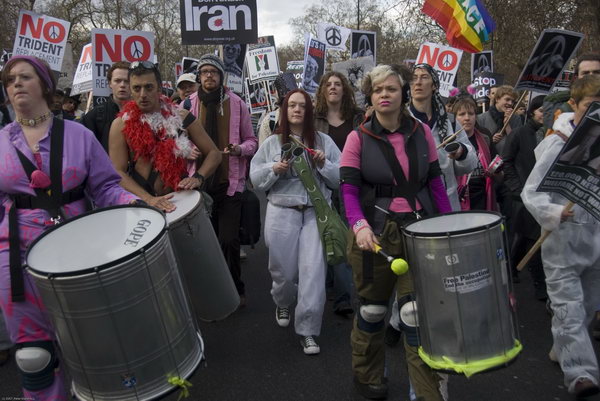 Stop Trident, Troops out of Iraq &copy; 2007, Peter Marshall