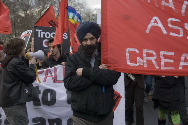 Stop Trident, Troops out of Iraq &copy; 2007, Peter Marshall