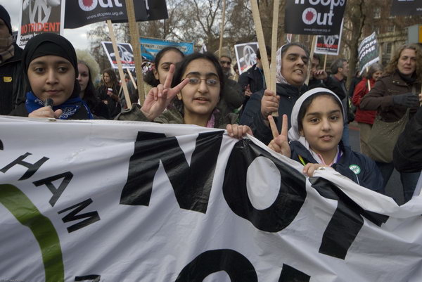 Stop Trident, Troops out of Iraq &copy; 2007, Peter Marshall