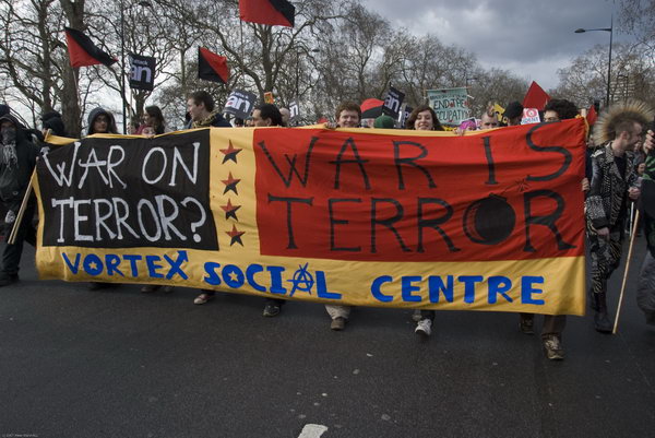 Stop Trident, Troops out of Iraq &copy; 2007, Peter Marshall