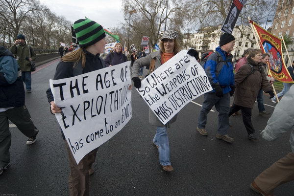 Stop Trident, Troops out of Iraq &copy; 2007, Peter Marshall