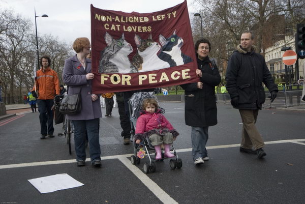 Stop Trident, Troops out of Iraq &copy; 2007, Peter Marshall