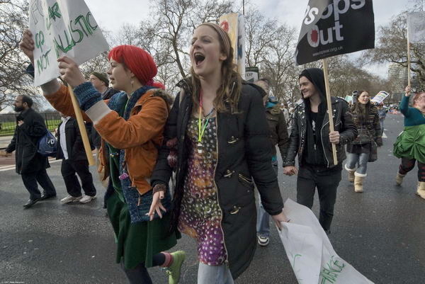 Stop Trident, Troops out of Iraq &copy; 2007, Peter Marshall